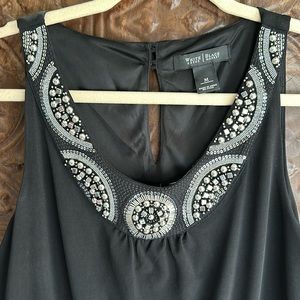 White House Black Market sleeveless dress—medium; black